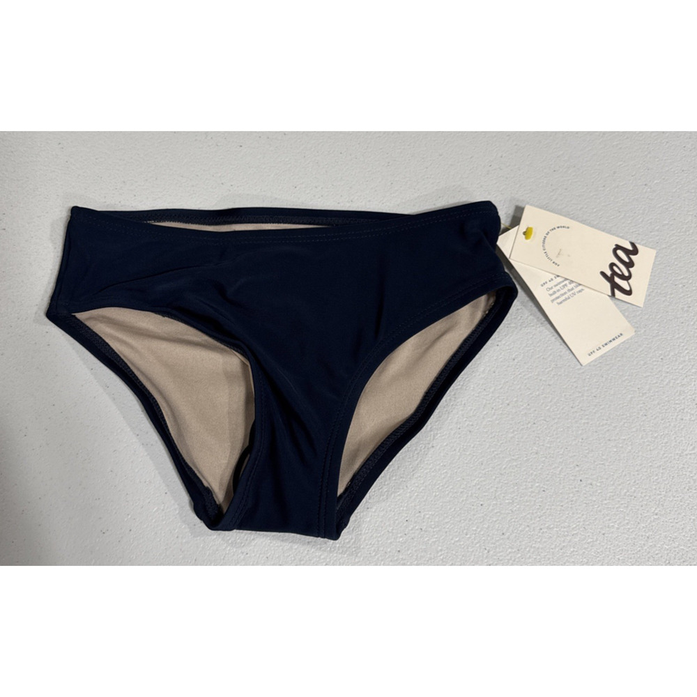 TEA COLLECTION Girls Bikini Bottoms Blue Size 5 Pool, Beach, Boat, Cruise